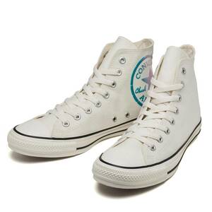 ☆CONVERSE ALL STAR DAMAGETEE HI 白 24.5cｍ コンバース オールスター ダメージティー ハイ ダメージTEE 1SC618 31304780