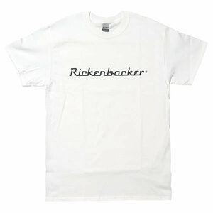 [Sサイズ]Rickenbacker（リッケンバッカー） エレキギター ロゴTシャツ ホワイト