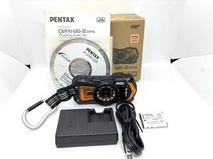 ☆良品☆PENTAX ペンタックス　WG-2 防水コンパクトデジタルカメラ　#3241