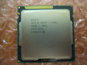 正常動作品 Intel Core i7-2600 3.40GHz