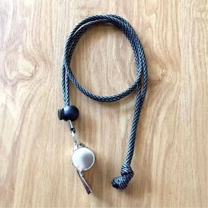 未使用 Coleman Whistle Necklace コールマン ホイッスルネックレス 笛 USA 米国 カンザス州 アウトドアブランド OUTDOOR HUNTING FISHING