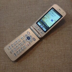 F-02J docomo ゴールド