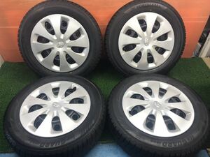 1f-47)冬175/65R15 YOKOHAMA Ice Guard iG60 8-8.5分山 トヨタ純正スチール アクア等