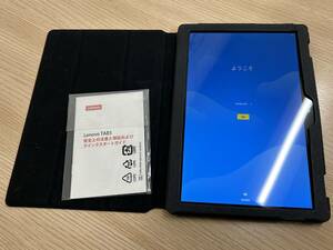 長「17499」Lenovo レノボ　TAB5　801LV　32GB　NW利用制限〇 Softbank　タブレット　カバー付き