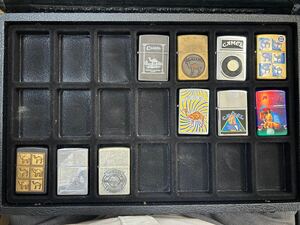 1円〜　ZIPPO ジッポ　キャメル　まとめ　未使用7個　中古3個　合計10点　 Zippoケース付き