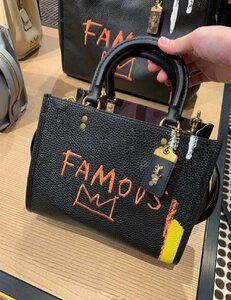 新品 COACH コーチ バッグ Basquiat バスキアコラボ バスキア 限定コラボ トートバッグ ハンドバッグショルダーバッグ 0307 アウトレット品