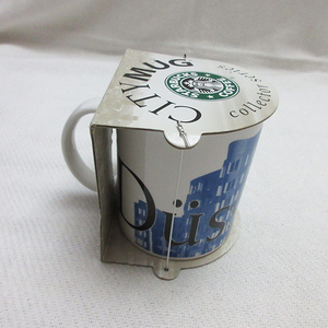 未使用・英国製■STARBUCKS COFFEE スターバックスコーヒー CITY MUG マグカップ 2002 16oz デュッセルドルフ スタバ ヴィンテージ レトロ