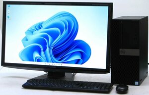 DELL Optiplex 7060-8700MT ■ 27インチ 液晶セット■i7-8700/SSD+HDD/16G/DVDマルチ/GeForce GTX745/第8世代/最新OS搭載 ゲーミングデスク