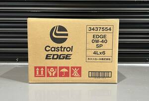 送料込み！カストロール エッジ 0W40 4L×6缶ワンケース API SP A3/B4 CASTROL EDGE ベンツ BMW ポルシェ ルノー WV ガソリン/ディーゼル