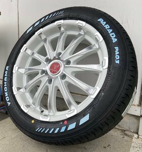 車検対応 バン規格適合 18インチ ハイエース 200系 タイヤホイール ヨコハマ パラダ 225/50R18 BD12