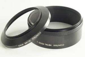 hiM★美品★CONTAX 67／86 RING コンタックス 67／86 リング METAL HOOD 4 コンタックス フード