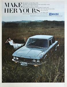 稀少！19678マツダ 1500広告/Mazda 1500/マツダ自動車/昭和レトロ/旧車/Z