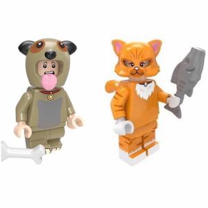 翌日発送　1体選べる　　猫　いぬ　ブロック　ミニフィグ レゴ　LEGO 互換 ミニフィギュア　v