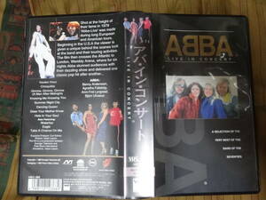 ★アバ/イン・コンサート　ABBA 中古VHSビデオ