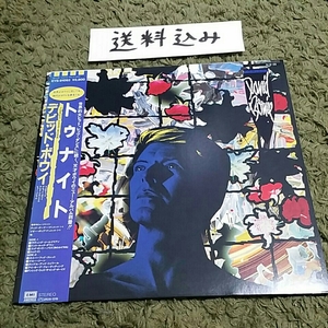 2【帯、ライナー】LP デビッド・ボウイ　トゥナイト　DAVID BOWIE