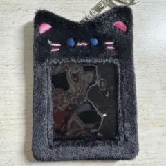 トレカキーホルダー 黒猫