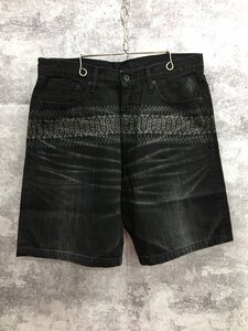 NEIGHBORHOOD BI SHORT PANTS ネイバーフッド 23ss サベージ加工 デニムショーツ ブラックアイコン【4528-004】