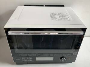 ⑤u375◆TOSHIBA 東芝◆スチームオーブンレンジ 電子レンジ ER-PD3000(W) 2016年製 過熱水蒸気オーブンレンジ 石窯ドーム 動作品