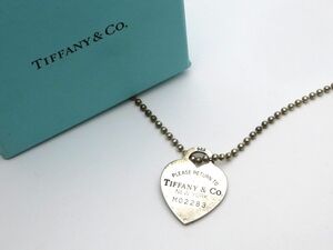 1000円スタート ネックレス TIFFANY＆Co. リータントゥ ティファニー 925刻印 総重量約22.2g シルバー アクセサリー 箱付 5 J60006