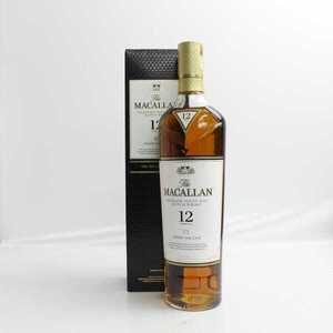 1円~MACALLAN（マッカラン）12年 シェリーオーク カスク 40％ 700ml F24L210037