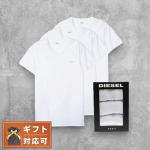 ディーゼル DIESEL Tシャツ 00SPDM-0AALW-100-M メンズ ホワイト 3枚セット 下着