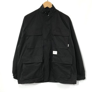 WTAPS フェリシアジャケット FELICIA JACKET POLY TWILL 182BRDT-JKM06 サイズ01 S相当 ブラック ダブルタップス アウター A11665◆