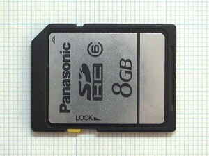 ★Panasonic ＳＤＨＣ メモリーカード ８GB 中古★送料８５円・１８５円