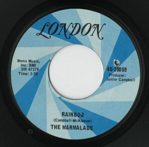 【ロック 7インチ】The Marmalade - Rainbow / The Ballad Of Cherry Flavar [London Records 45-20059]