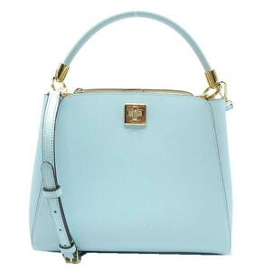 ケイトスペード ハンドバッグ kate spade フィービー 2WAY サッチェル 斜め掛け KG755 403 (ライトブルー系) アウトレット レディース 