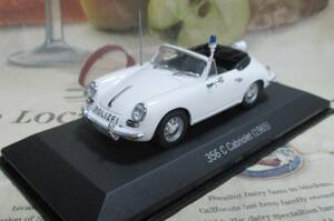 ☆激レア絶版*ディーラー限定*Minichamps PMA*1/43*1965 Porsche 356 C Cabriolet Polizei*ポリス*パトカー