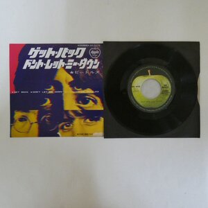 49011972;【国内盤/7inch/Apple】The Beatles ビートルズ / ゲット・バック / ドント・レット・ミー・ダウン