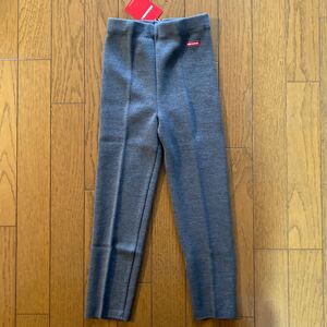 SALE　未使用　ミキハウス　ウール混　スパッツ　120 グレー レギンス パンツ ストレッチ スウェットパンツ キッズ