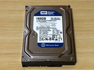 正常 57回 2154時間 Western Digital ウエスタンデジタル ハードディスク WD1600AAJS 160(80GB)GB HDD 3.5インチ パソコン部品 PCパーツ