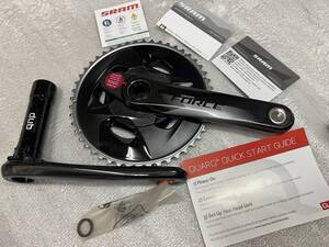 新品 SRAM FORCE AXS 12速 DUB 48/35 170mm パワーメーター付チェーンリング&カーボンクランクセッ 