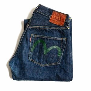 【雰囲気抜群/濃紺】EVISU 【LOT.2000 デニムパンツ】33×35 エビス ジーンズ カモメ 2402114