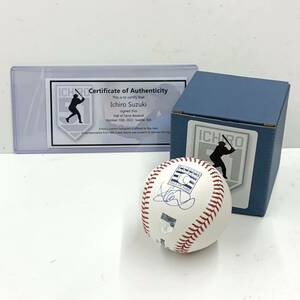 15 イチロー Hall fo Fame Baseball 2022年10月 MLB 直筆サインボール 証明書付き ホログラム ローリングス オーセンティック