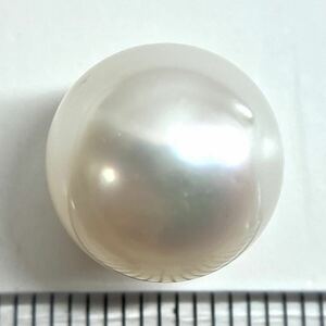 ≪南洋白蝶真珠14.167ct≫n 約12.64mm ルース 裸石 宝石 south sea pearl 真珠 CC0/EA0 テEA5 w2 81