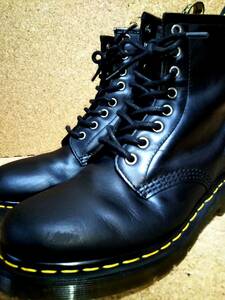 【Dr.MARTENS】ドクターマーチン 1460 ウィンターグリップ 8ホールブーツ UK7 (26cm ) WINTER GRIP 8EYE BOOT ブラック