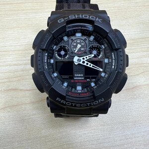 カシオ　G-SHOCK　GA-100MC　止まり