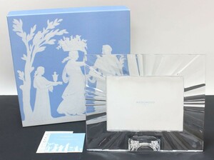 ●【未使用】WEDGWOOD ウェッジウッド デイライト ピクチャーフレーム L 外箱付き ●NOE09987　クリスタル 写真立て フォトフレーム