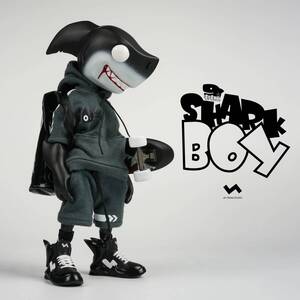 新品未開封 JTスタジオX momoco Studio モモコ shark boy シャークボーイ フィギュア限定版(検スケートボード メディコム Sharko 動物たち)