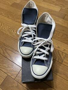 CONVERSE コンバース ネイビー　ハイカット　24.0cm 美品