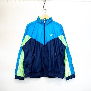 90s 銀タグ NIKE ナイキ ナイロン トラックジャケット ジャージ ヴィンテージ Is7-58