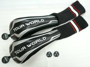 良品♪ HONMA ホンマ TOUR WORLD ツアーワールド FW用×2個セット フェアウェイウッド用 ヘッドカバー