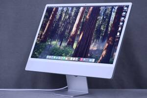 1円～ 良品 M1搭載 16GBメモリ 2021年モデル 24.0インチ Retina 4.5K Apple iMac 2021 M1 8コア RAM16GB SSD256GB Mac OS 15 Sequoia