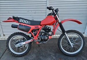 HONDA XR200R ME04 1981年 逆輸入 逆車 実働 室内保管 競技用 コンペ 希少車 レア車 激レア ビンテージ 本物