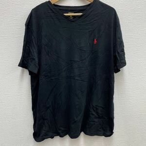 POLO RALPH LAUREN ポロ ラルフローレン ロゴ 半袖 Tシャツ SHIRTS T-SHIRT ブラック XL