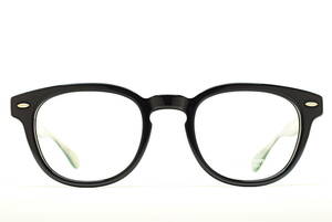 未使用品 OLIVER PEOPLES Sheldrake 47-22 ボストン ウェリントン メガネ サングラス フレーム 日本製 ブラック オリバーピープルズ