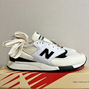 新品new balance 998 TI 27.5 cm US 9.5 UK9.0 ニューバランス576 990 997 白 黒 ブラック オフ ミリタリー ホワイトMADE IN USA