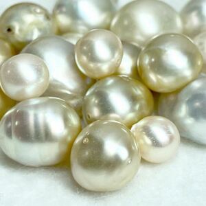 「南洋白蝶21点おまとめ」j◎重量約50g/250ct 約7.5-14mm珠 pearl パール 本真珠 バロック ジュエリー jewelry 裸石 宝石 pearl